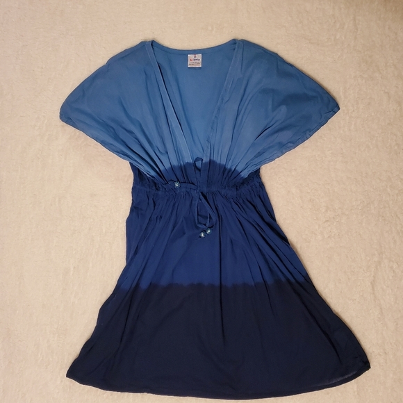 La Leela Blue Cover Up Dress - Picture 4 of 7
